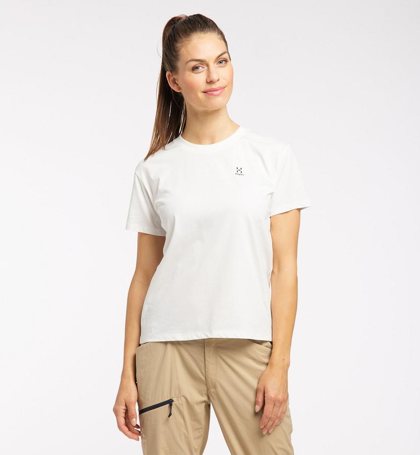 Haglöfs Womens Camp T-Shirt White New Zealand 17598TOYD